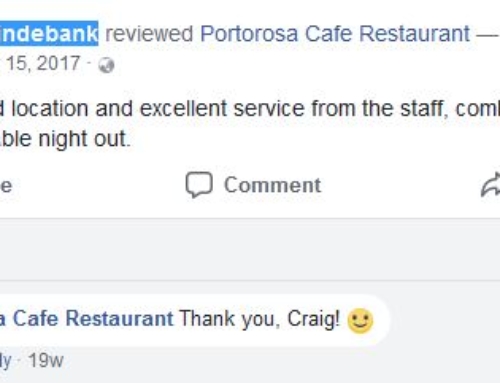 Great food, good location and excellent service!